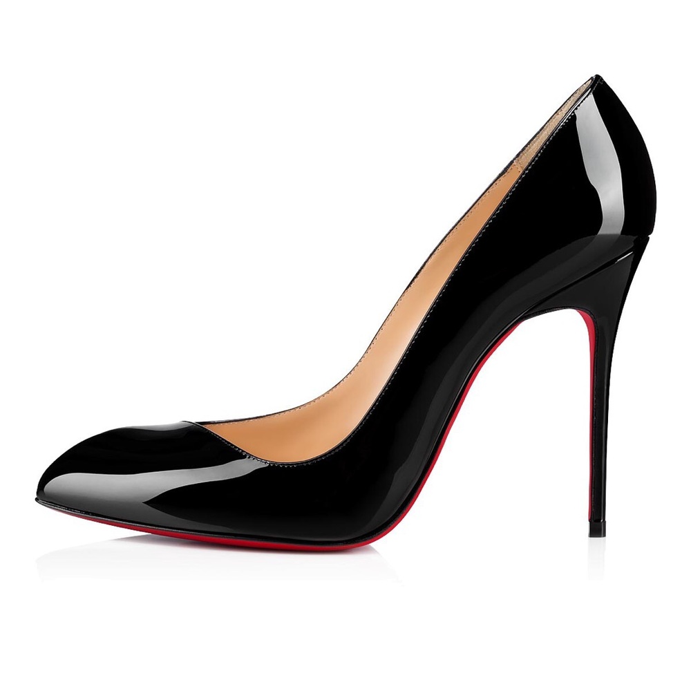 christian louboutin corneille 100 black patent leather size 36.5 - Picture 6 of 17